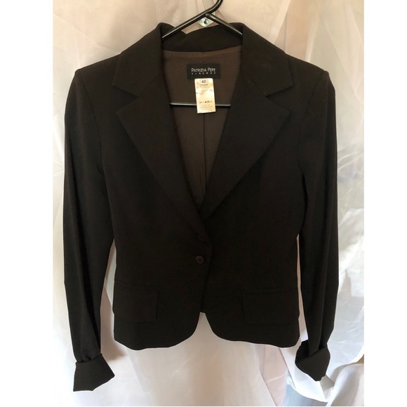 Patrizia Pepe Jackets & Blazers - Patrizia Pepe dark brown blazer